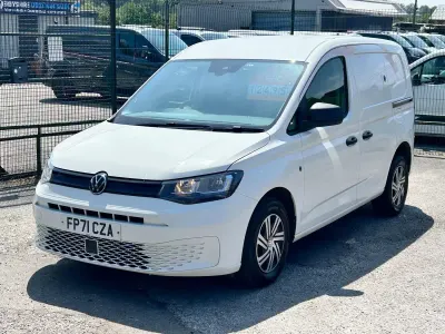 Used VW Caddy S 102 HP (75 kW) 2022 White MPV
