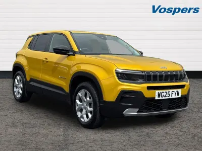 Used Jeep Avenger Altitude 100 HP (73 kW) 2025 Yellow SUV