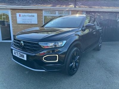 Used VW T-Roc Black Edition 150 HP (110 kW) 2021 Black SUV