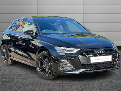 New Audi A3 Sportback Black Edition 201 HP (147 kW) 2026 Mythos black Hatchback