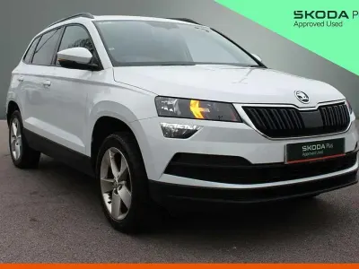 Używany Skoda Karoq SE 150 KM (110 kW) 2020 Biały SUV