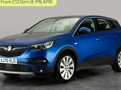 Used Vauxhall Grandland X Elite 131 HP (96 kW) 2020 Blue SUV