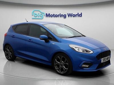 Used Ford Fiesta ST-Line 125 HP (91 kW) 2019 Blue Hatchback