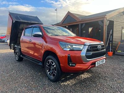 Orange Used 2021 Toyota HiLux Pickup | £32,495 (Expensive)