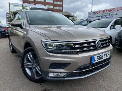 Used VW Tiguan SEL 2016 Beige SUV