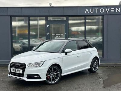 Used Audi A1 Sportback Black Edition 125 HP (91 kW) 2018 White Hatchback