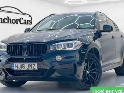 Used BMW X6 M Sport 313 HP (230 kW) 2018 Black SUV