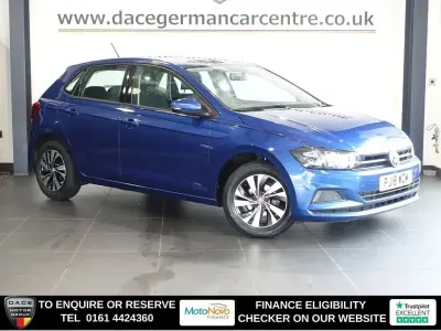 Usado VW Polo SE 65 HP (47 kW) 2018 Azul Citadino