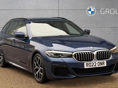 Blue Used 2022 BMW 520 M Sport Estate | £25,995 (Fair price)