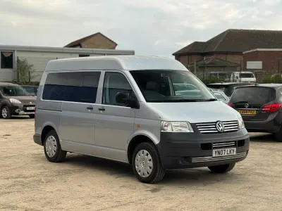 Used VW T5 84 HP (61 kW) 2007 Silver Van