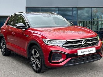 Używany VW T-Roc R-line 150 KM (110 kW) 2022 Czerwony SUV