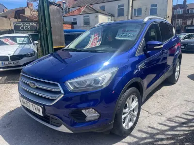 Used Ford Kuga Titanium 150 HP (110 kW) 2017 Blue SUV