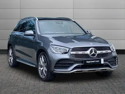 Used Mercedes GLC300 AMG Line Premium 245 HP (180 kW) 2022 Selenite grey SUV