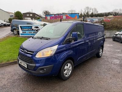 Used Ford Transit Custom Limited 130 HP (95 kW) 2017 Blue Van