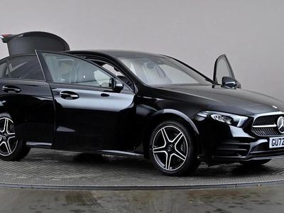 Black Used 2022 Mercedes A250 AMG line Sedan | £19,498 (Fair price)