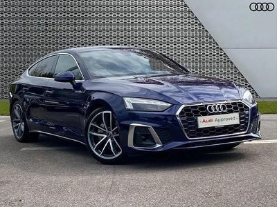 Used Audi A5 Sportback S-Line 200 HP (147 kW) 2022 Blue Hatchback