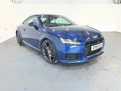Used Audi TT S-Line 184 HP (135 kW) 2015 Blue Coupe