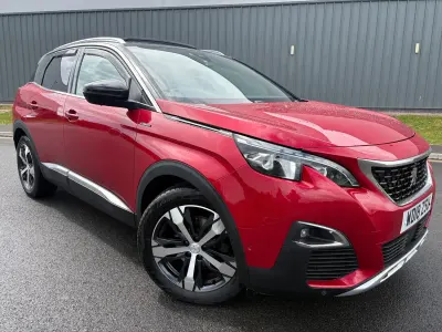 Used Peugeot 3008 GT-line 130 HP (95 kW) 2018 Red SUV