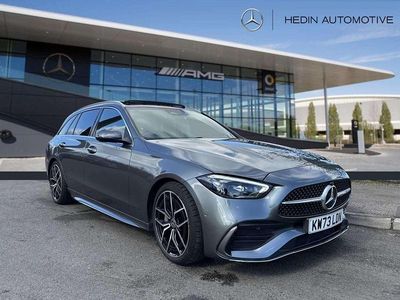 Used Mercedes C300e AMG line 2023 Grey Estate