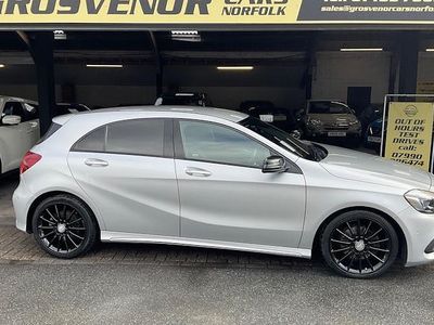 Used Mercedes A200 AMG Line Premium 136 HP (100 kW) 2017 Silver Hatchback