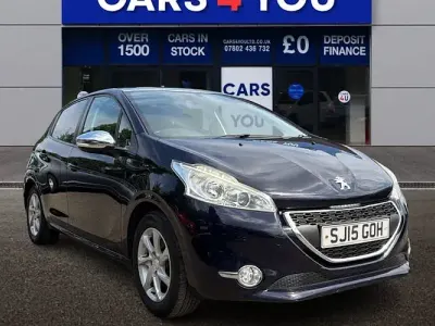 Used Peugeot 208 Style 82 HP (60 kW) 2014 Blue Hatchback