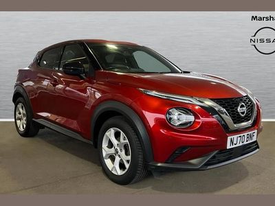 Used Nissan Juke N-Connecta 114 HP (83 kW) 2021 Red SUV