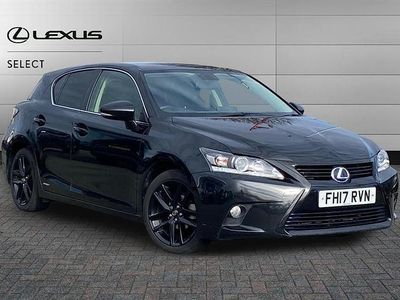 Used Lexus CT200h Sport Line 136 HP (100 kW) 2017 Black Hatchback