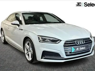 Used Audi A5 S-Line 147 HP (108 kW) 2018 White Coupe