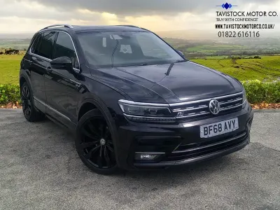 Used VW Tiguan R-line 150 HP (110 kW) 2018 Black SUV
