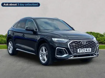 Used Audi Q5 S-Line 204 HP (150 kW) 2023 Black SUV