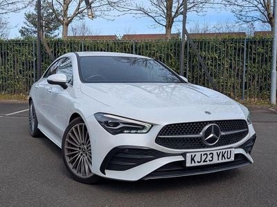 Used Mercedes CLA220 AMG Line Premium 190 HP (139 kW) 2023 White Sedan