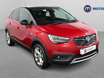 Used Vauxhall Crossland X Business Edition 131 HP (96 kW) 2019 Red SUV