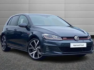 Used VW Golf VIII GTI 245 HP (180 kW) 2020 Isaac blue steel Hatchback