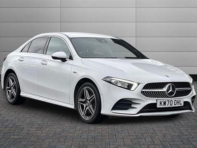 Used Mercedes A250 AMG line 218 HP (160 kW) 2020 Digital white Sedan
