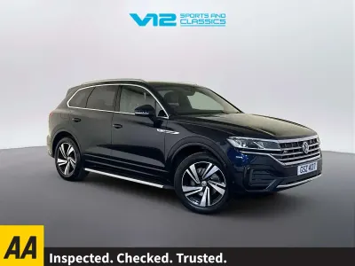 Used VW Touareg R-line 286 HP (210 kW) 2019 Blue SUV