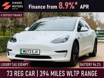 Used Tesla Model 3 Long Range AWD 366 kW (498 HP) 2023 White Sedan