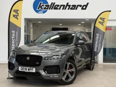 Used Jaguar F-Pace S 300 HP (220 kW) 2018 Grey SUV