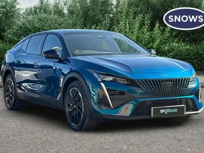 New Peugeot e-408 GT 158 kW (215 HP) 2025 Obsession blue SUV