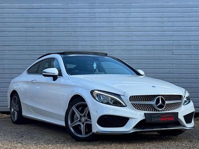Used Mercedes C250 AMG line 204 HP (150 kW) 2016 White Coupe