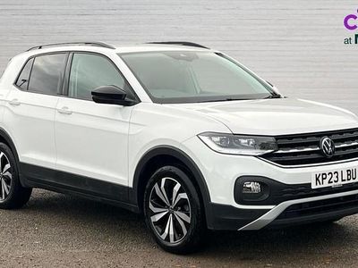 White Used 2023 VW T-Cross Black Edition SUV | £15,928 (Fair price)