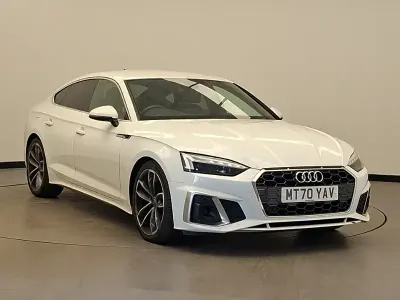 Used Audi A5 S-Line 163 HP (119 kW) 2020 White Coupe