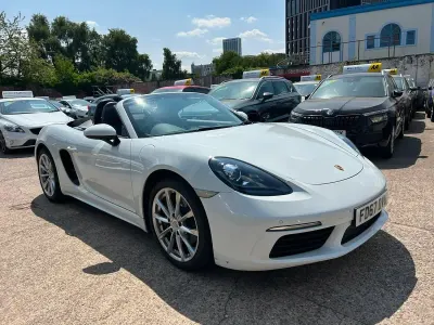 Used Porsche Boxster 2017 White Cabriolet