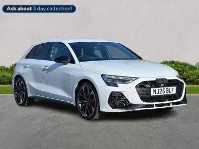 Used Audi S3 Sportback Black Edition 333 HP (244 kW) 2025 White Hatchback