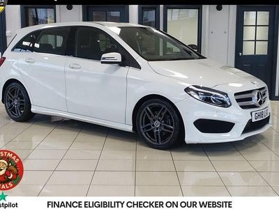 White Used 2018 Mercedes B180 AMG line MPV | £14,640 (Fair price)