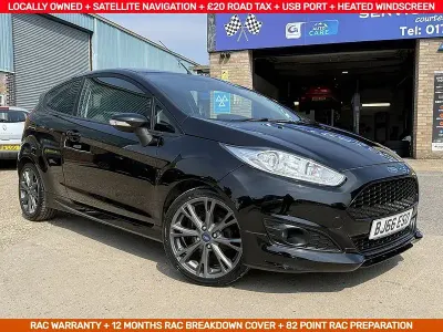 Used Ford Fiesta Zetec 125 HP (91 kW) 2016 Black Hatchback