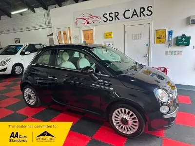 Used Fiat 500 Lounge 69 HP (50 kW) 2014 Black Hatchback