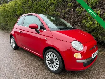 Used Fiat 500 Lounge 69 HP (50 kW) 2014 Red Hatchback