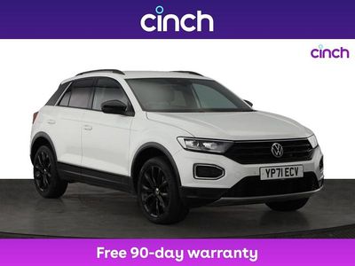 White Used 2021 VW T-Roc Black Edition SUV | £18,899 (Fair price)