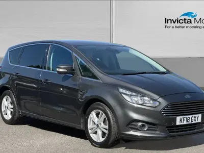 Used Ford S-MAX Titanium 150 HP (110 kW) 2018 Magnetic grey MPV