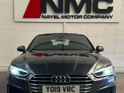 Begagnad Audi A5 S-Line 2019 Grå Sportkupé